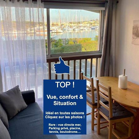 Studio Face A La Mer 4 Couchages - Gratuits Piscine Tennis Et Un Parking Prive Rare Et Tres Utile - Vue Magnifique Sur La Mer - Agreable En Toutes Saisons Ile Des Pecheurs - La Brigantine - Emplacement Et Vue Rares Au Cap D'아그 외부 사진