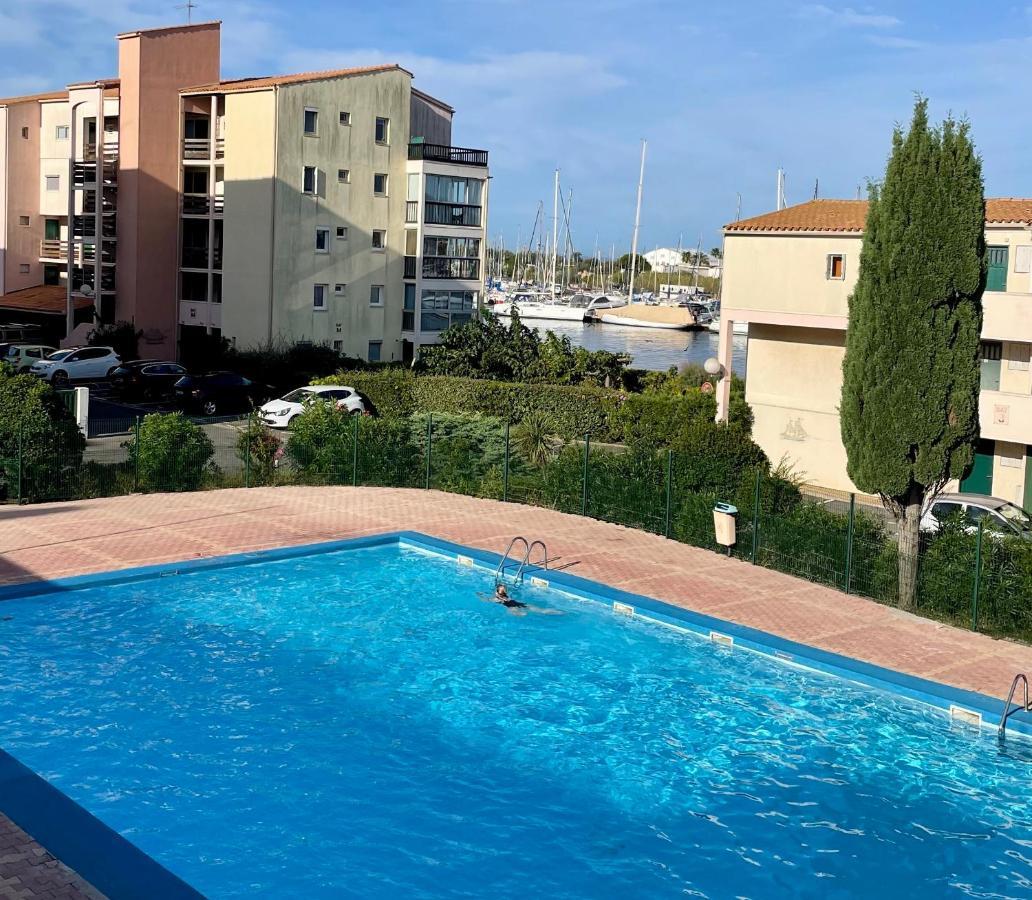 Studio Face A La Mer 4 Couchages - Gratuits Piscine Tennis Et Un Parking Prive Rare Et Tres Utile - Vue Magnifique Sur La Mer - Agreable En Toutes Saisons Ile Des Pecheurs - La Brigantine - Emplacement Et Vue Rares Au Cap D'아그 외부 사진
