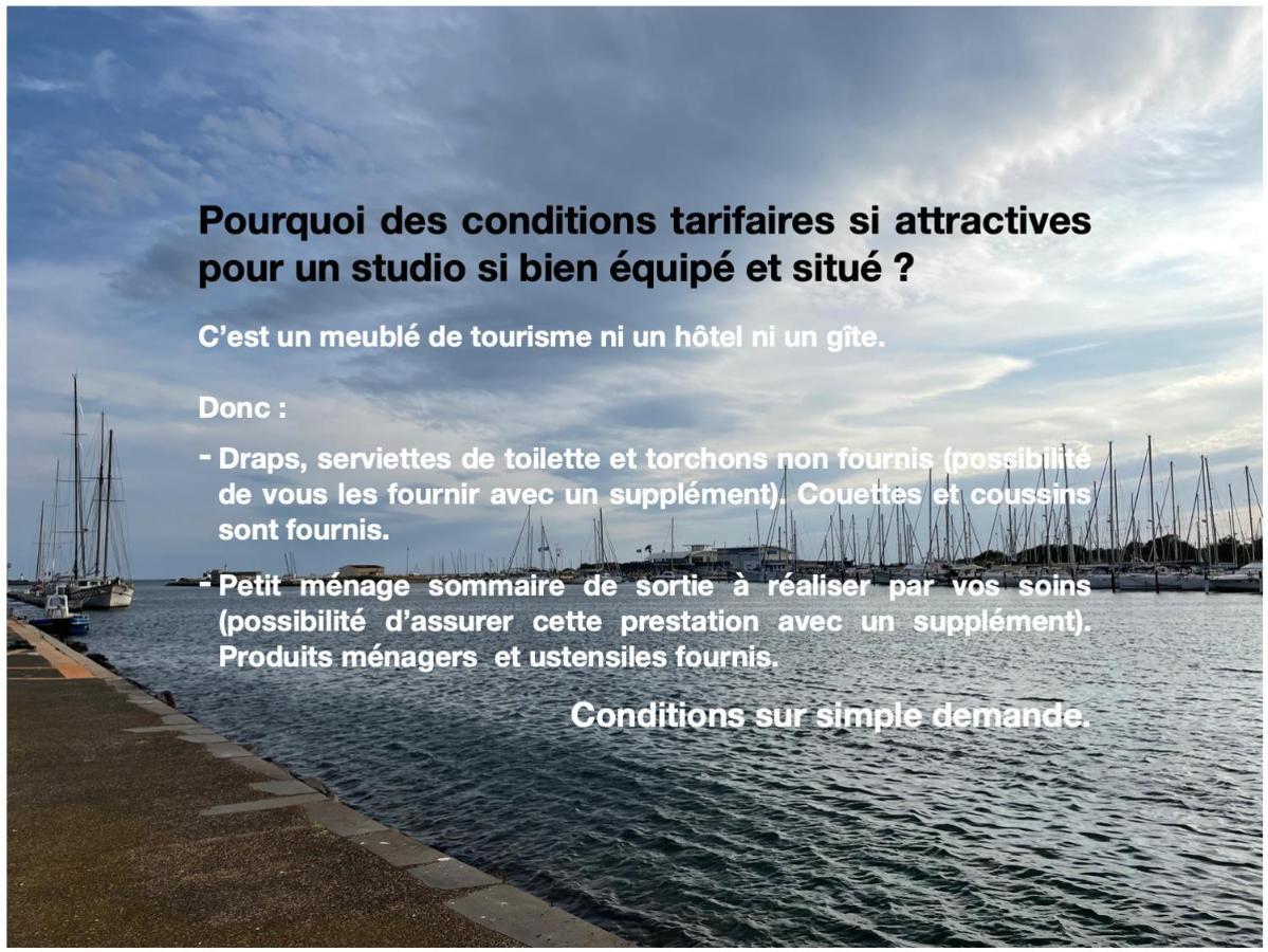 Studio Face A La Mer 4 Couchages - Gratuits Piscine Tennis Et Un Parking Prive Rare Et Tres Utile - Vue Magnifique Sur La Mer - Agreable En Toutes Saisons Ile Des Pecheurs - La Brigantine - Emplacement Et Vue Rares Au Cap D'아그 외부 사진